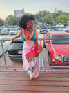 Bantu Clutch Pink Leather