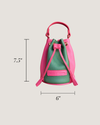 Kadiki Bag - Two Toned Pink/Green Leather