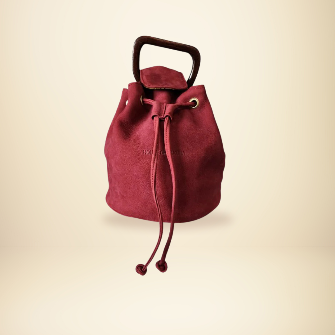 A Little Bit LiT - All Suede Leather Exterior - Red