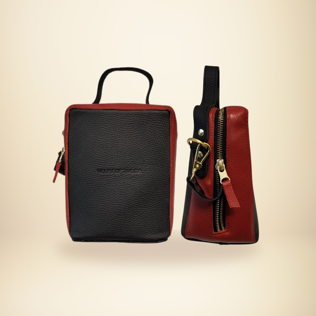 Kura Bag - Black and Red