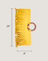 Manaka Statement Clutch - Yellow