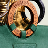 Manaka Statement Clutch -  Shamrock Green