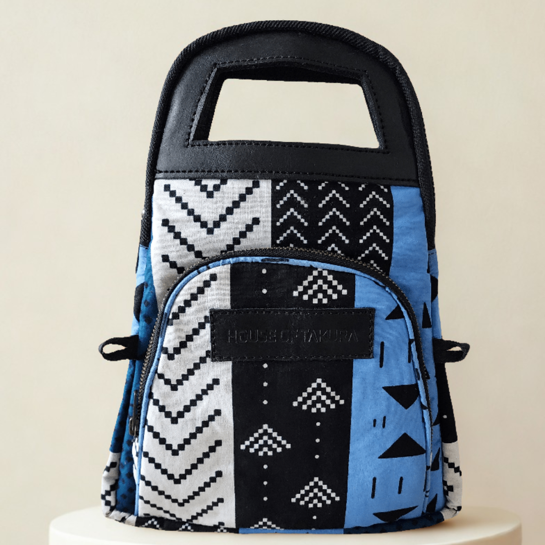 Alpha Mini Clutch - Sikasso Blue