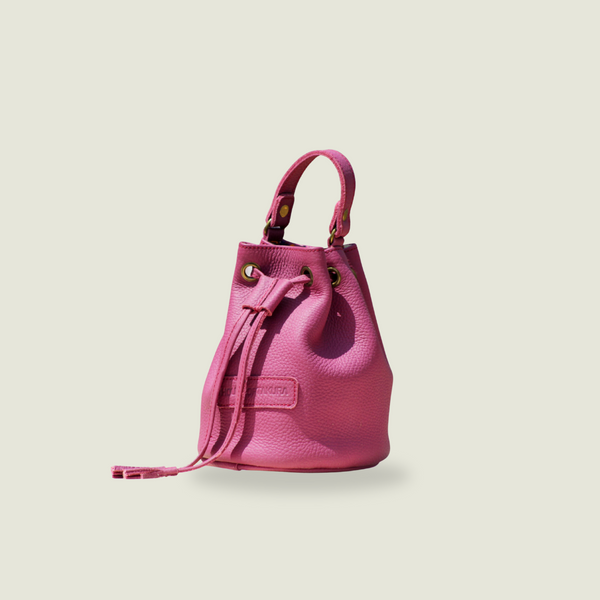 Kadiki Bag – Handcrafted Plum Pink Leather Purse | House of Takura