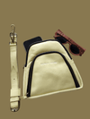 Alpha Belt/Crossbody Bag - All Leather Exterior - Butter Yellow - House Of Takura