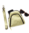 Alpha Belt/Crossbody Bag - All Leather Exterior - Butter Yellow - House Of Takura