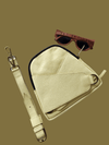 Alpha Belt/Crossbody Bag - All Leather Exterior - Butter Yellow - House Of Takura