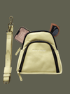 Alpha Belt/Crossbody Bag - All Leather Exterior - Butter Yellow - House Of Takura