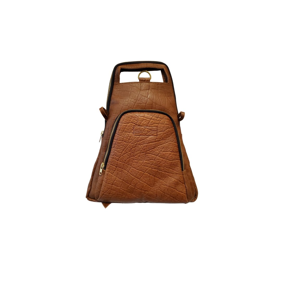 alpha leather backpack Alpha Bag - All Leather - Brown