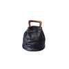 LiT Bag - All Leather Exterior - All Black Everything - House Of Takura