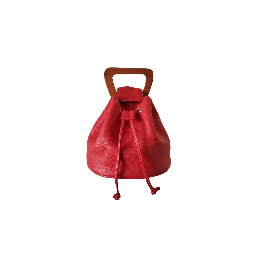 LiT Bag - All Leather Exterior - Red - House Of Takura