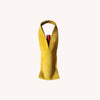 Wine/Champagne Carrier - Yellow Suede Exterior - House Of Takura