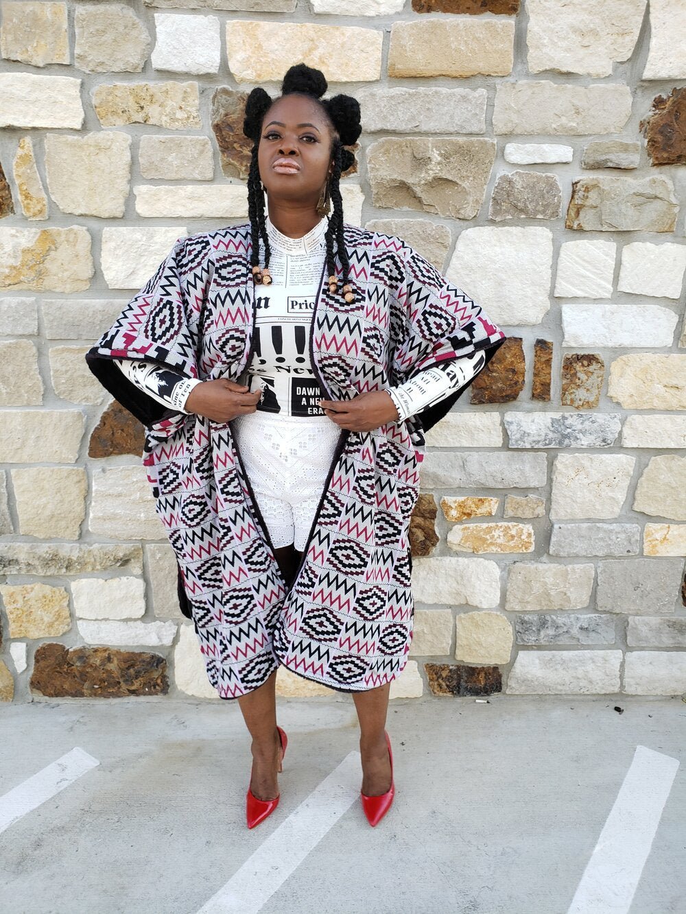 Zulu Fleece Shawl - House Of Takura